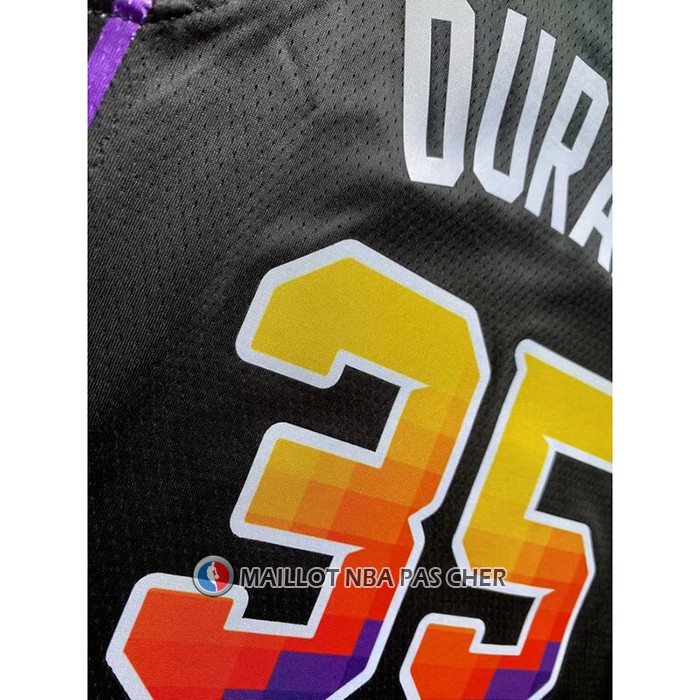 Maillot Enfant Phoenix Suns Kevin Durant NO 35 Statement 2022-23 Noir